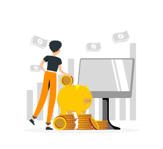 Illustration Business Management Abschlussbonus